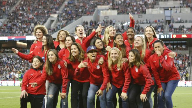 USWNT 99ers celebration