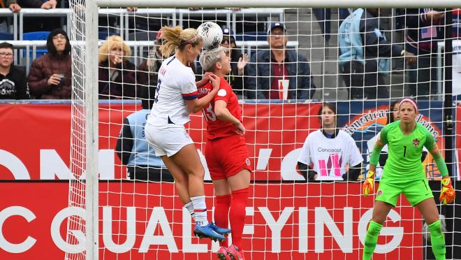 Lindsey Horan goal vs Canada