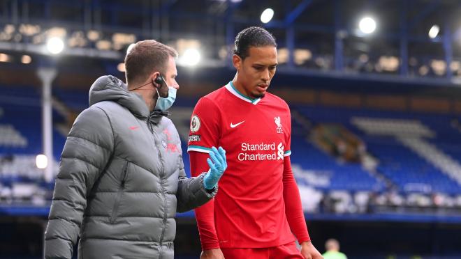 Virgil van Dijk knee injury