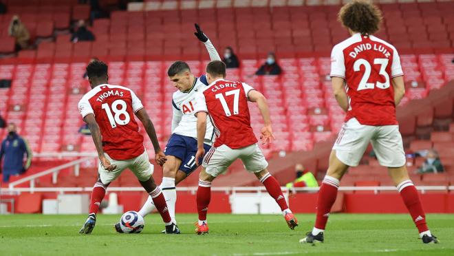 Erik Lamela rabona vs Arsenal