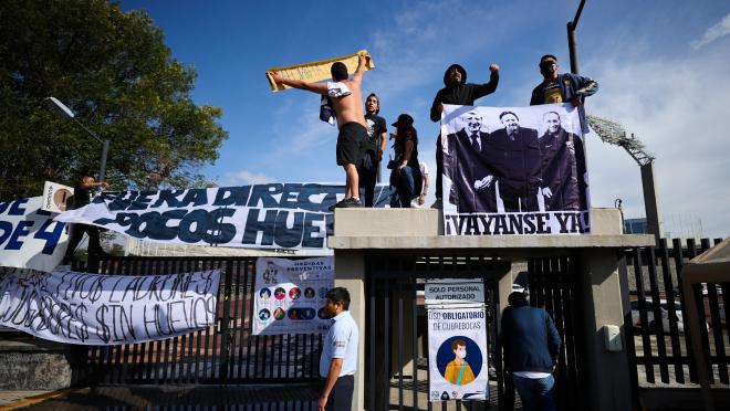 Protestas Aficionados de Pumas