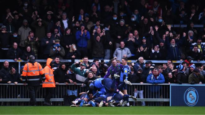 Adebayo Akinfenwa celebration