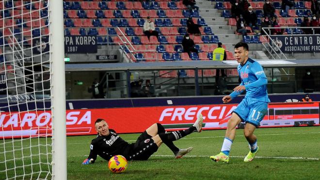 Goles de Chucky Lozano vs Bologna