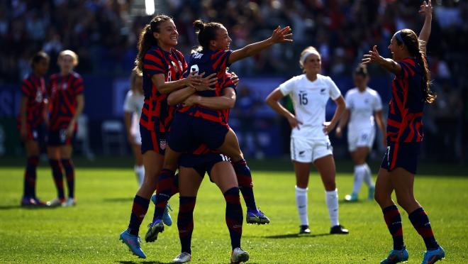 USWNT beats New Zealand 5-0