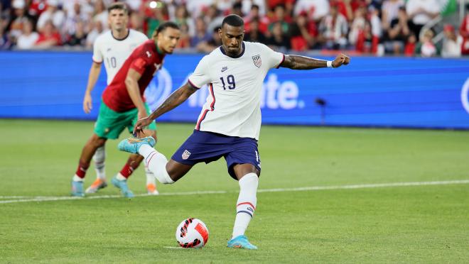 Haji Wright debut goal