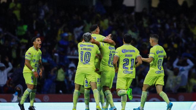 Goles de América vs Cruz Azul