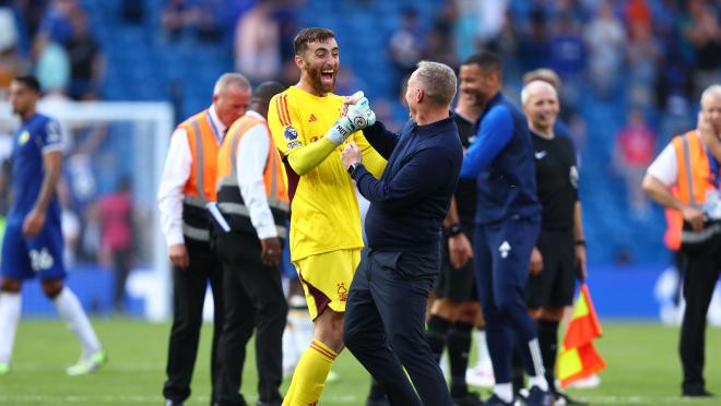 Matt Turner clean sheet celebrations