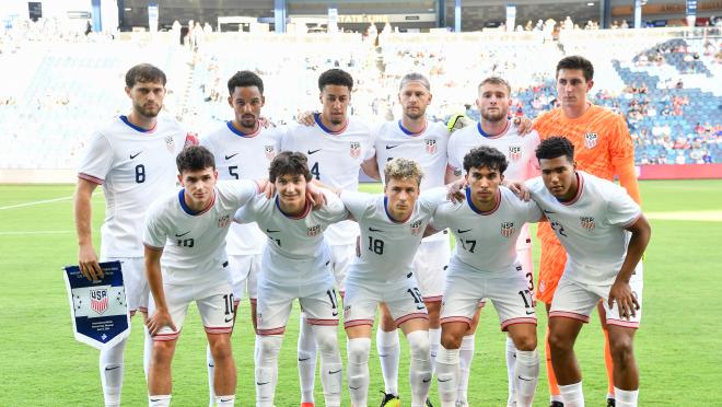 United States U-23 starting XI prior to playing Japan U-23