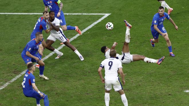 Jude Bellingham bicycle kick vs. Slovakia