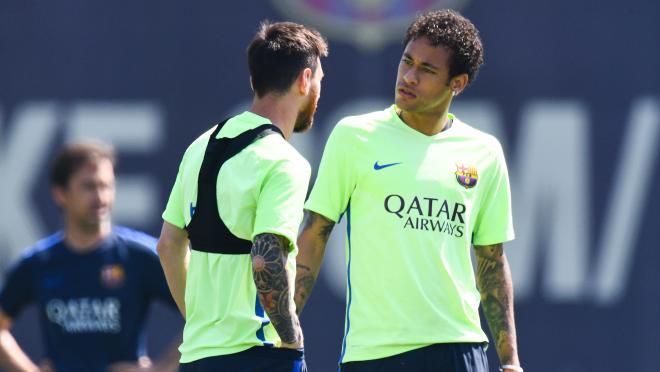 Messi and Neymar