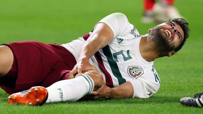 Mexicanos lesionados en el AT&T Stadium