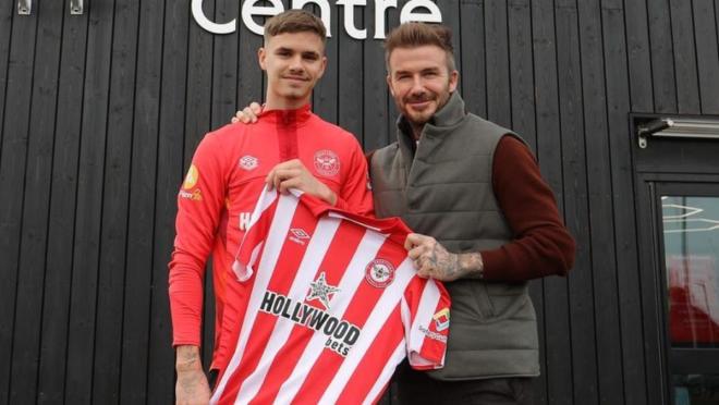 Romeo Beckham joins Brentford