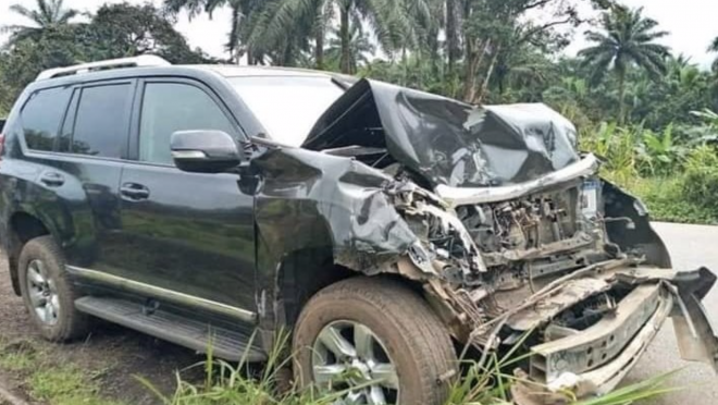 Samuel Eto'o car crash