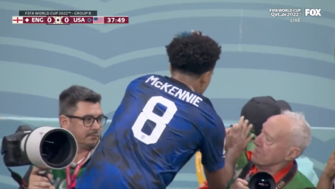 Weston Mckennie Photographer Bib vs. England