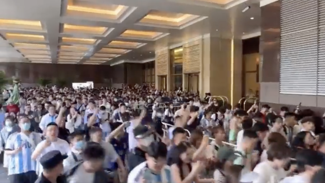 Messi fans in China