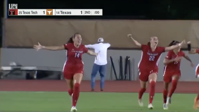 Texas Tech goal vs Texas