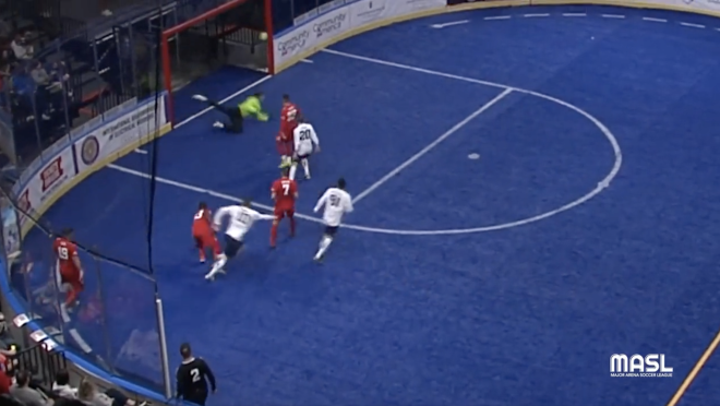 Watch: This indoor soccer goal will make your head spin