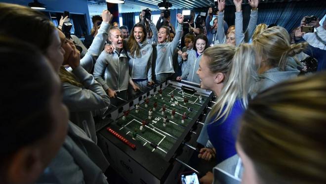 USWNT foosball table