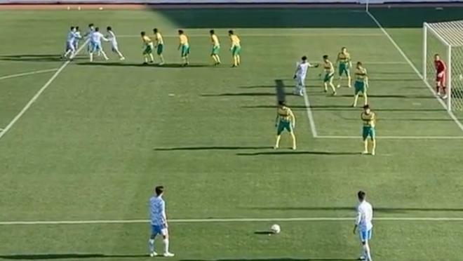 Best free kick routine ever