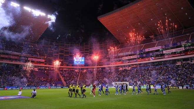 El ambiente antes del Puebla-Cruz Azul.