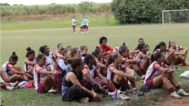 Guerreiras training