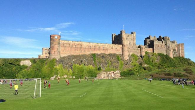 Bamburgh - The Soccer Castle