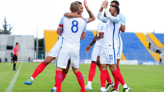 England U21 team training