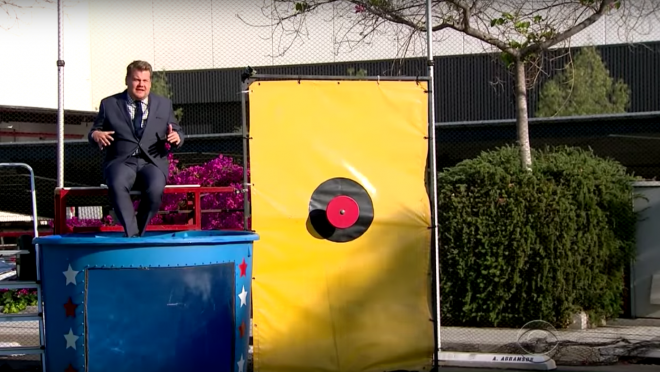 James Corden Dunk Tank 