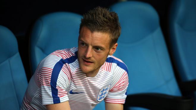 Jamie Vardy Before An England Match