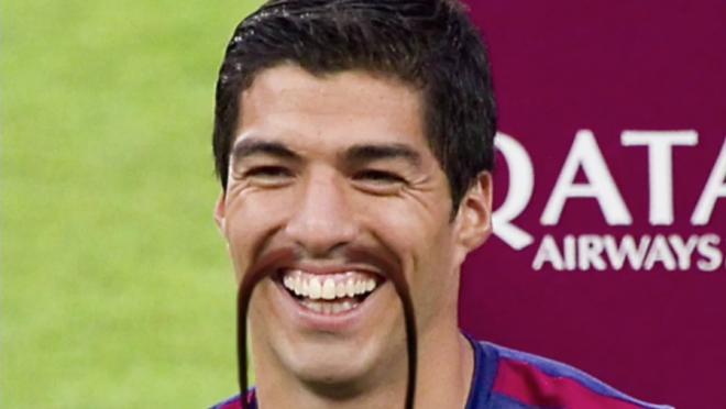 Soccer player with Mustaches