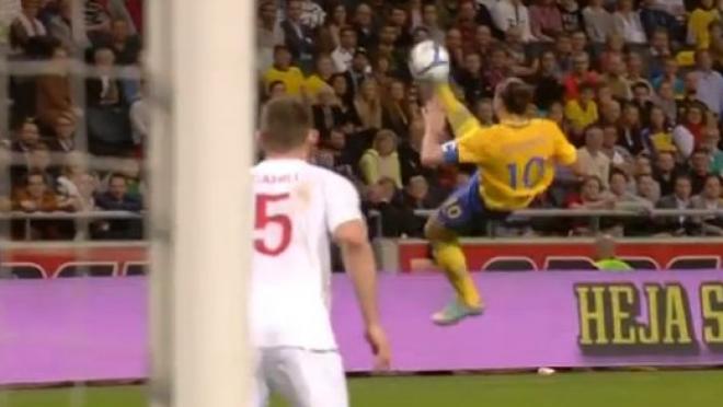 Zlatan Sweden Bicycle Kick