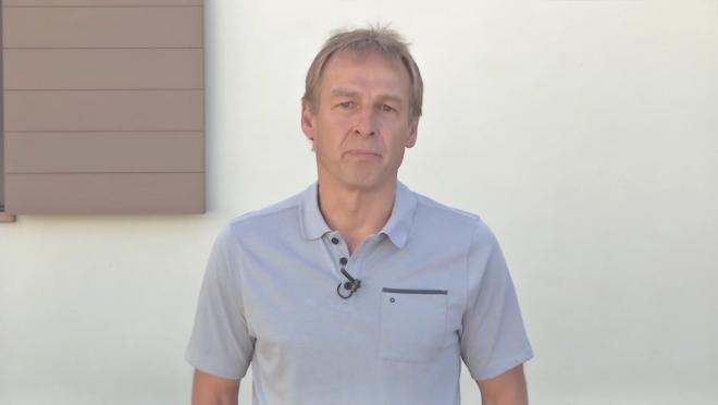 Juregn Klinsmann's thank you message