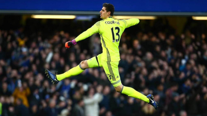 Thibaut Courtois Scores Great Free Kick Goal In Training