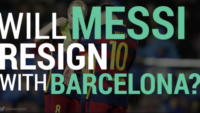 Will Messi Re-sign with Barcelona