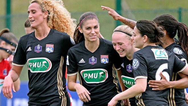 Alex Morgan in Lyon 