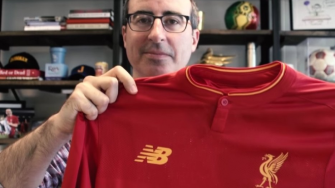 John Oliver the Liverpool fan