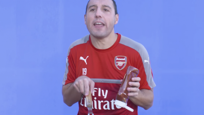 Best Of Arsenal 2016/17 - Santi Cazorla Grilling