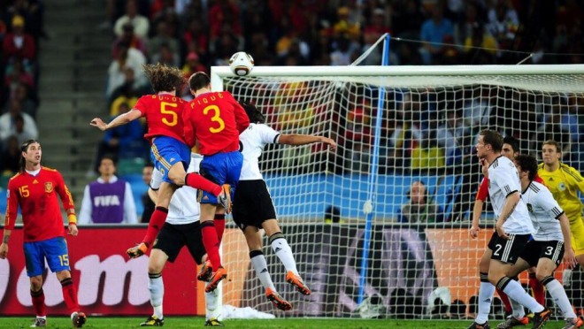 Carles Puyol Header vs Germany 2010 World Cup