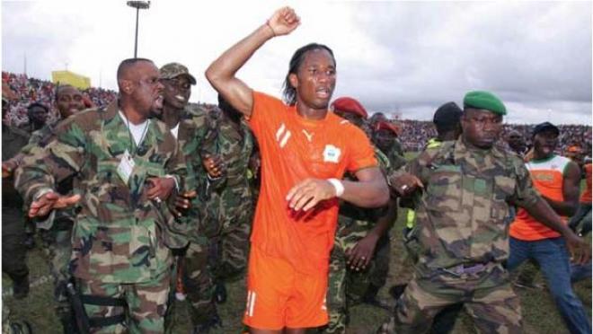 Didier Drogba Helped Bring Peace To The Ivory Coast In 2005