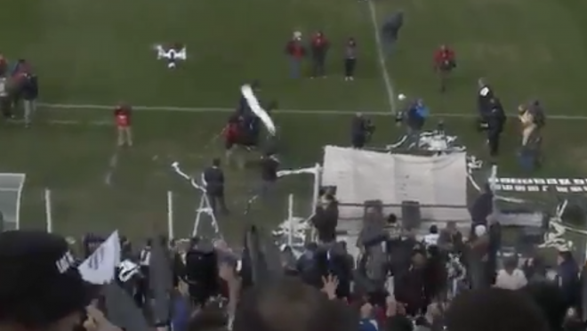 Drone Taken Out At Match In Argentina 