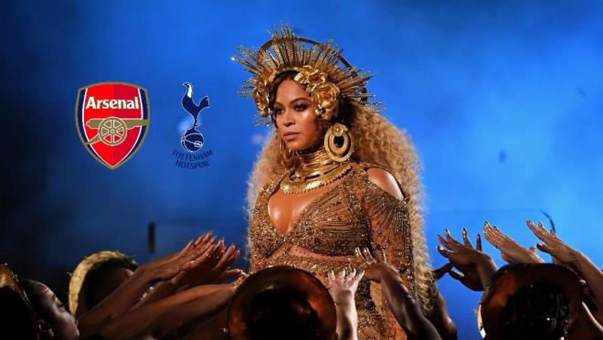 Beyonce says Tottenham vs Arsenal