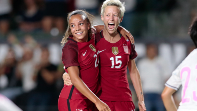 Megan Rapinoe goal vs Japan