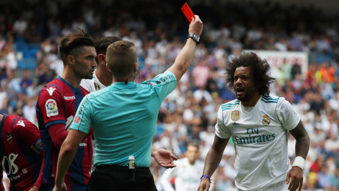 Marcelo red card, Real Madrid panic