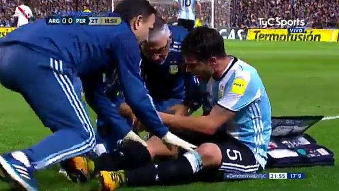 Fernando Gago Torn ACL Injury 