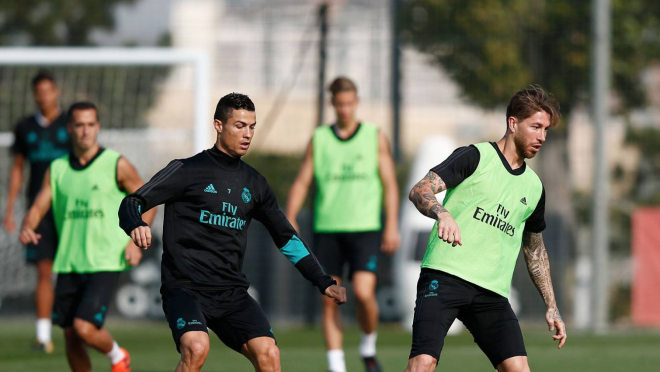 Ronaldo in Training