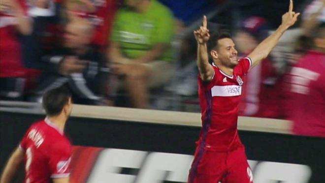 Luis Solignac Backheel Goal US Open Cup