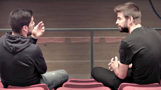 Gerard Pique Interview Luis Suarez 