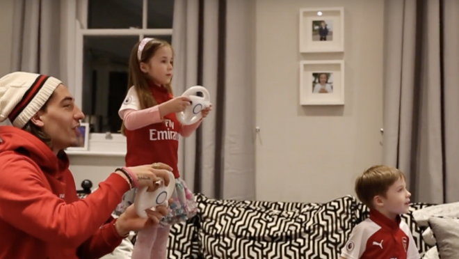 Hector Bellerin Surprises Young Fans