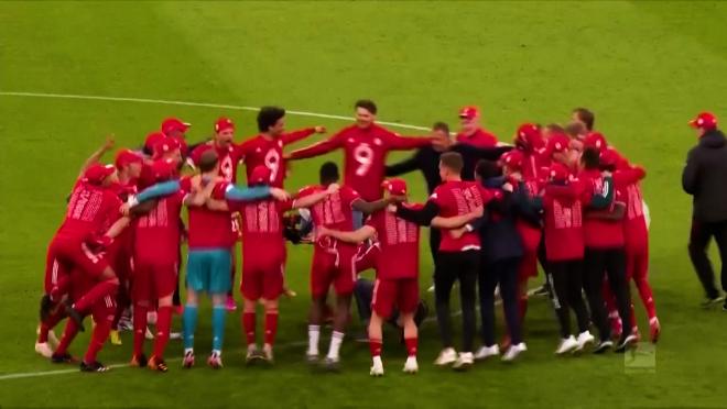 Bayern Celebrate Win