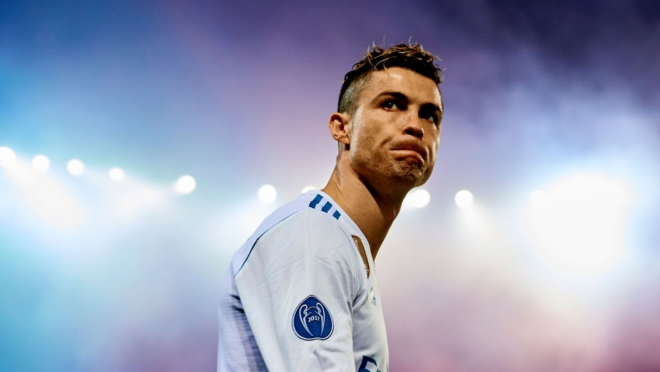 Ronaldo in the lights